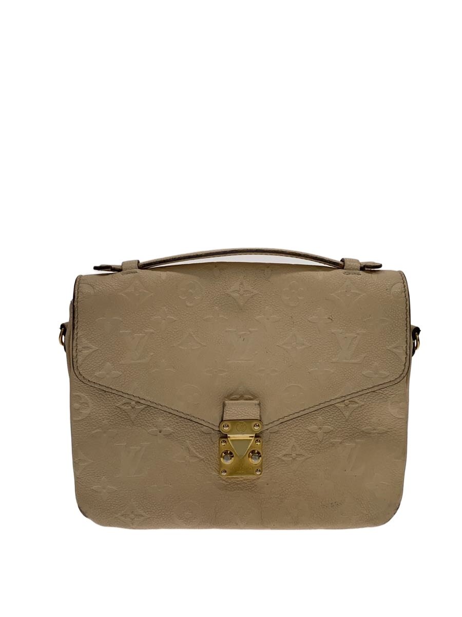 【中古】LOUIS VUITTON◆ポシェット・メティスMM_モノグラム・アン工業プラント/牛皮/BEG【御徒面子】