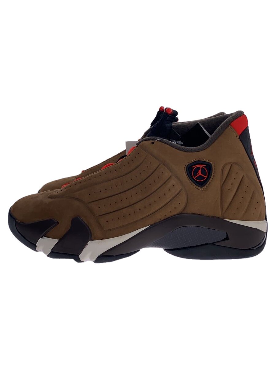 【中古】NIKE◆AIR JORDAN 14 RETRO SE_大気圏 ジョーダン 14 レトロ SE/27糎/BRW【シューズ】