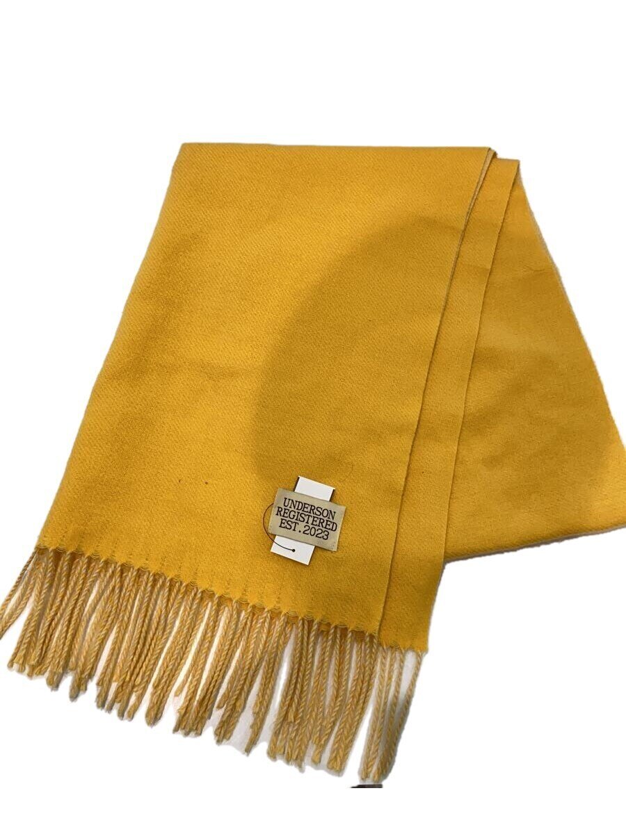 【中古】JW ANDERSON(J.W.ANDERSON)◆えり巻き/--/YLW/無地/メンズ【服飾雑貨他】
