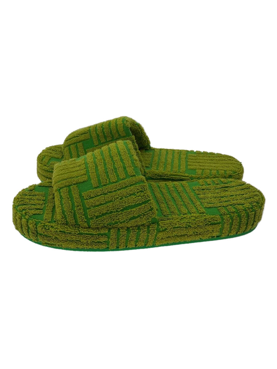 【中古】BOTTEGA VENETA◆サンダル/44/GRN//【シューズ】