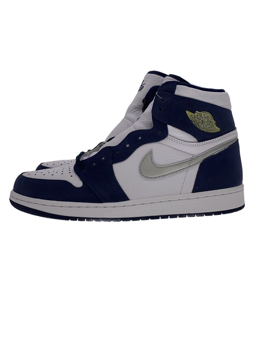 【中古】NIKE◆AIR JORDAN 1 HIGH OG 2020_エアジョーダン 1 ご機嫌 OG 2020/28珊/NVY【シューズ】