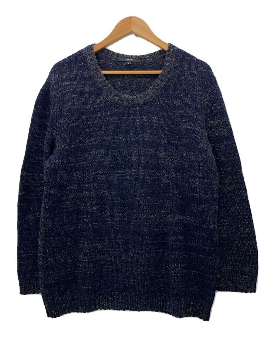 【中古】GUCCI◆編み物・スウェーター(朦々たる)/L/カシミヤ/NVY/246046 Z7616【メンズウェア】