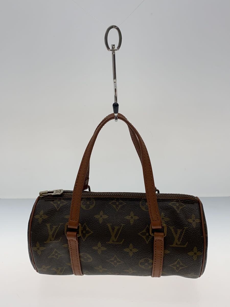 【中古】LOUIS VUITTON◆パピヨン22_モノグラム・帆布_BRW/PVC//【御徒面子】