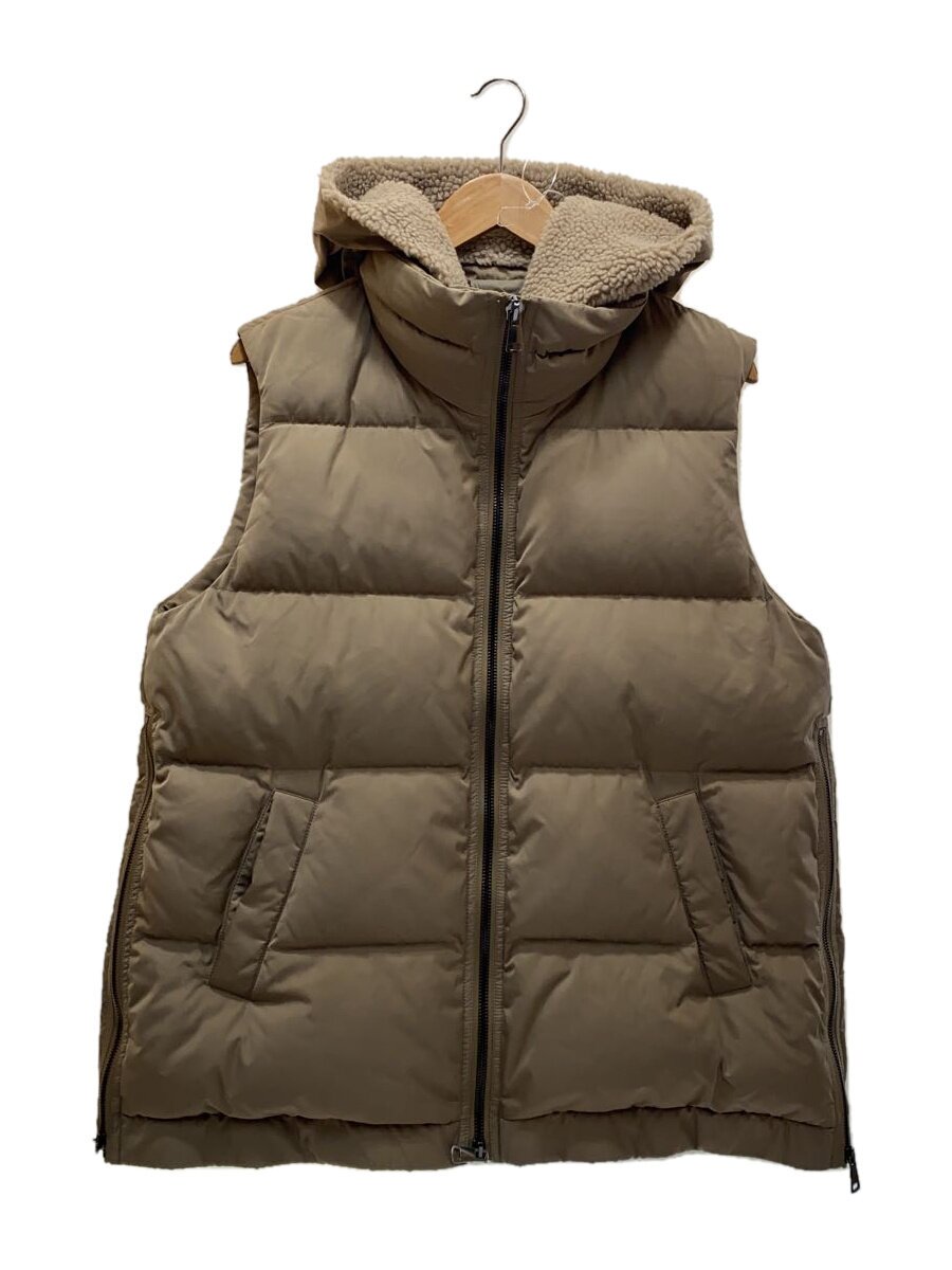【中古】LOU ANDREA/2WAY DOWN VEST/落ちこむより良い/FREE/ポリエステル/BEG【レディースお召しもの】