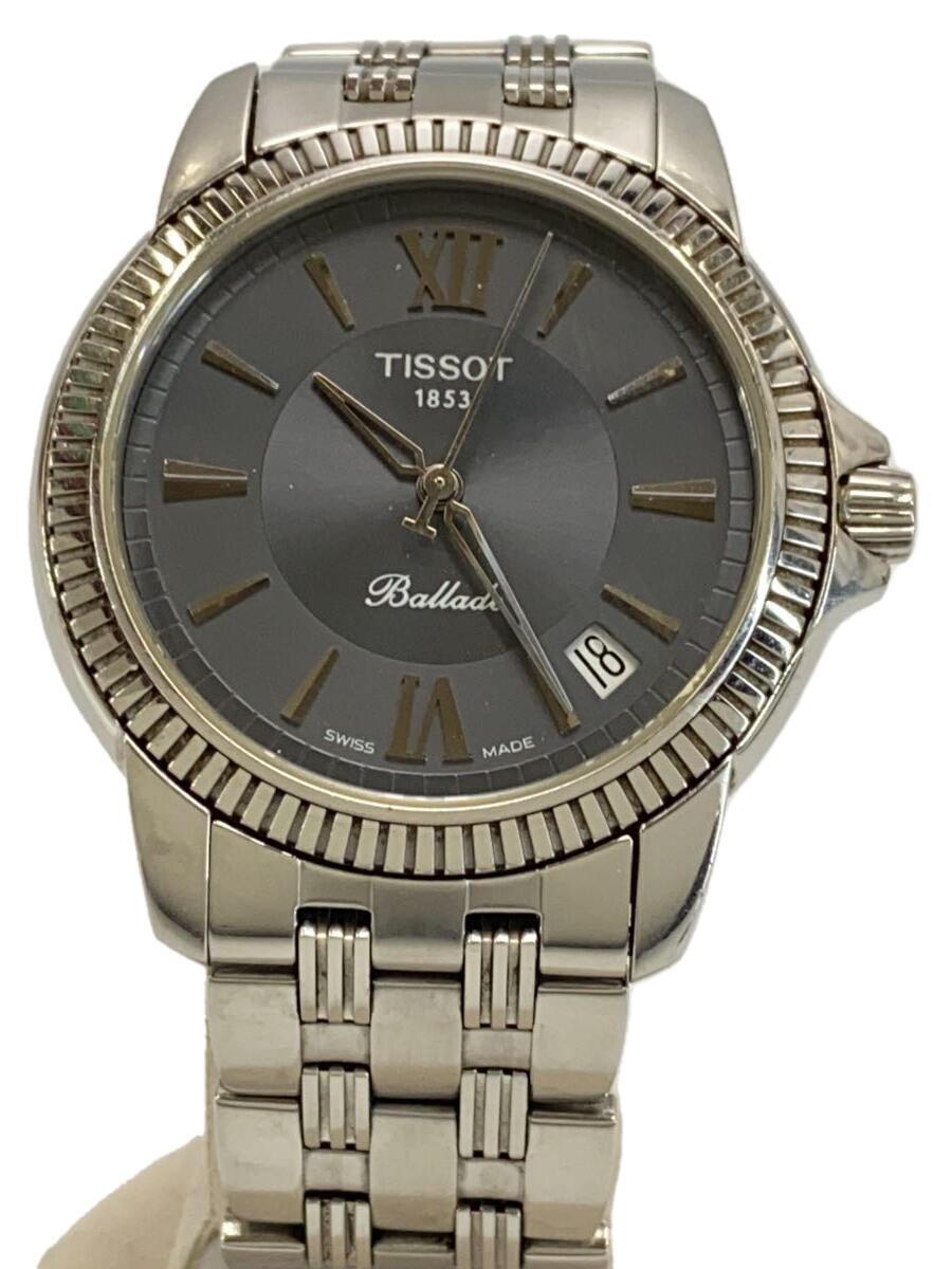 【中古】TISSOT◆石英ウオッチ/アナログ/Ballade【服飾雑貨他】