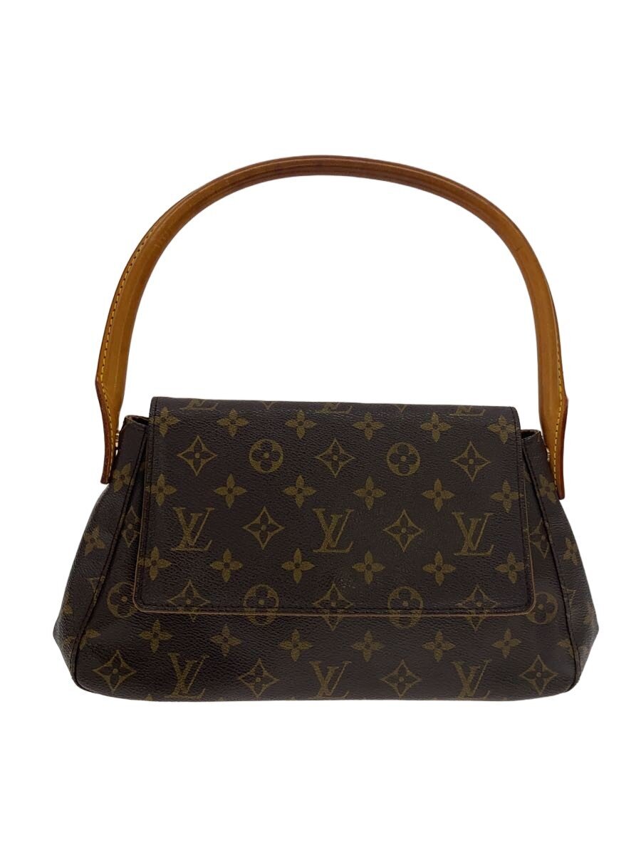 【中古】LOUIS VUITTON◆ミニ・ルーピング_モノグラム・キャンバス/PVC/BRW【バッグ】｜2ｎｄ STREET 店