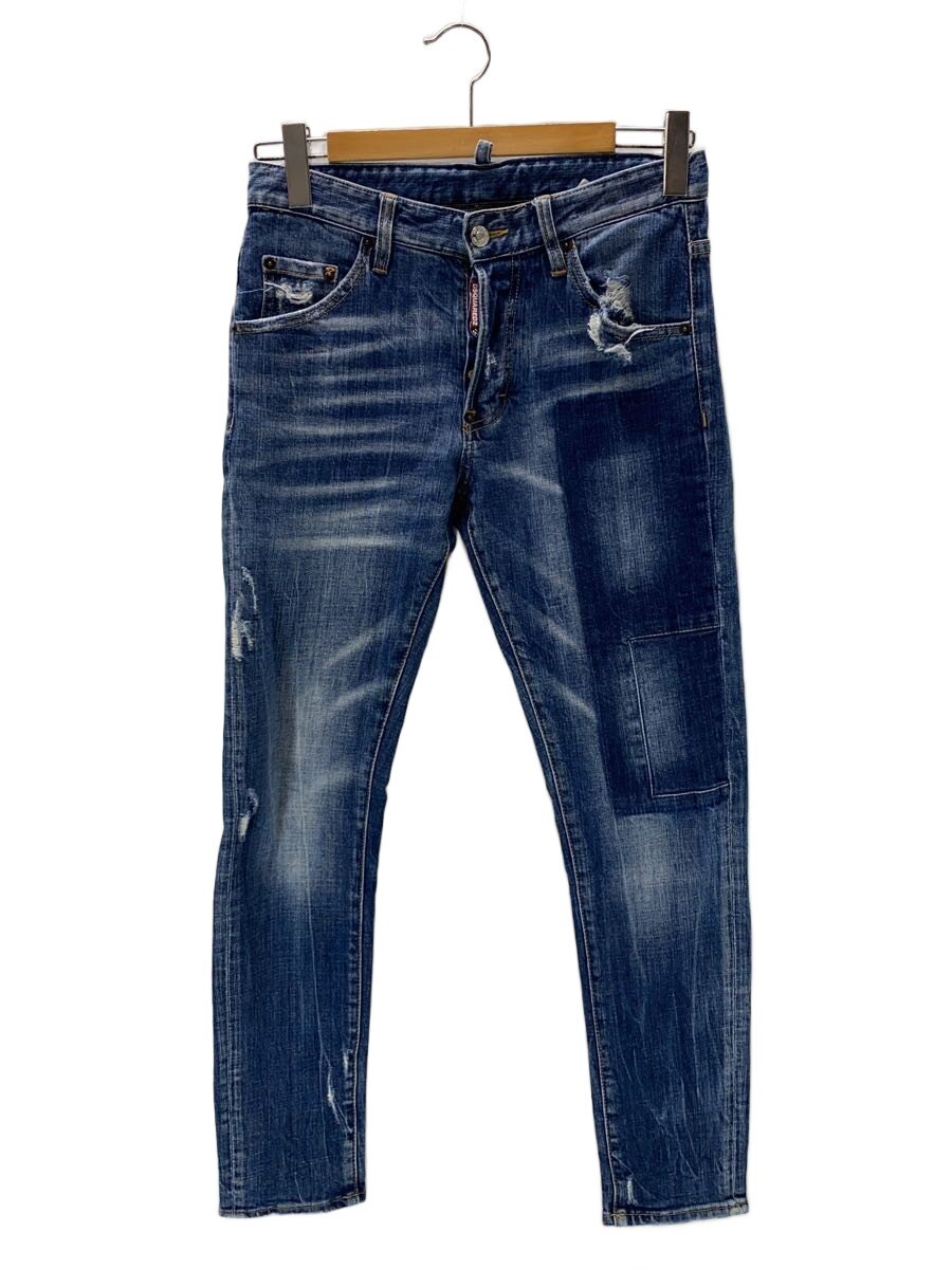 【中古】DSQUARED2◆衝突産業デニムスキニーパンツ/44/ジーンズ/IDG/S71LB0004//【メンズウェア】