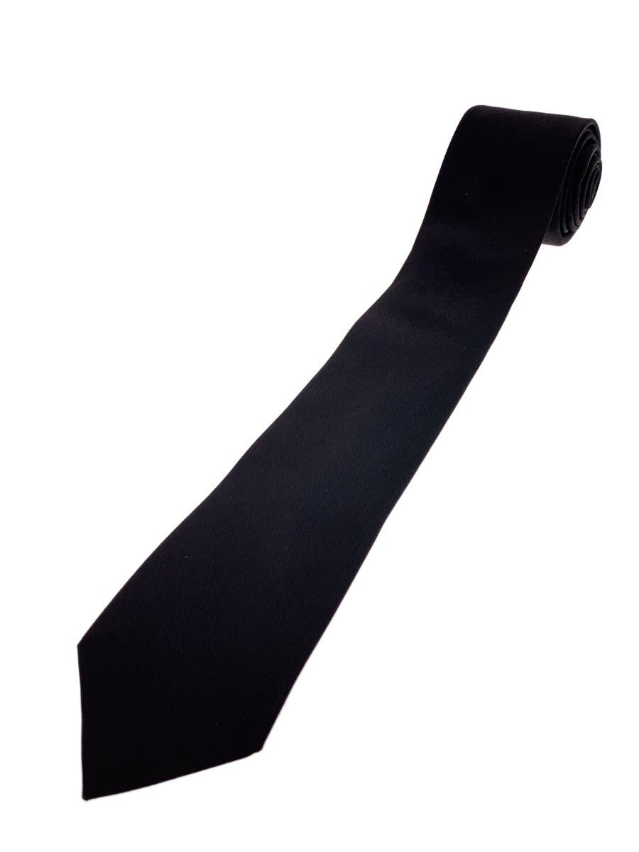 【中古】GUCCI◆ビー 刺しゅう 地絹 五分五分/地絹/BLK/メンズ【服飾雑貨他】