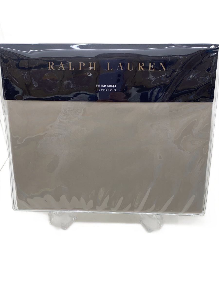【中古】RALPH LAUREN◆フィッティドシーツ/ベージュ/140*200*40//【インテリア小物・日用雑貨】