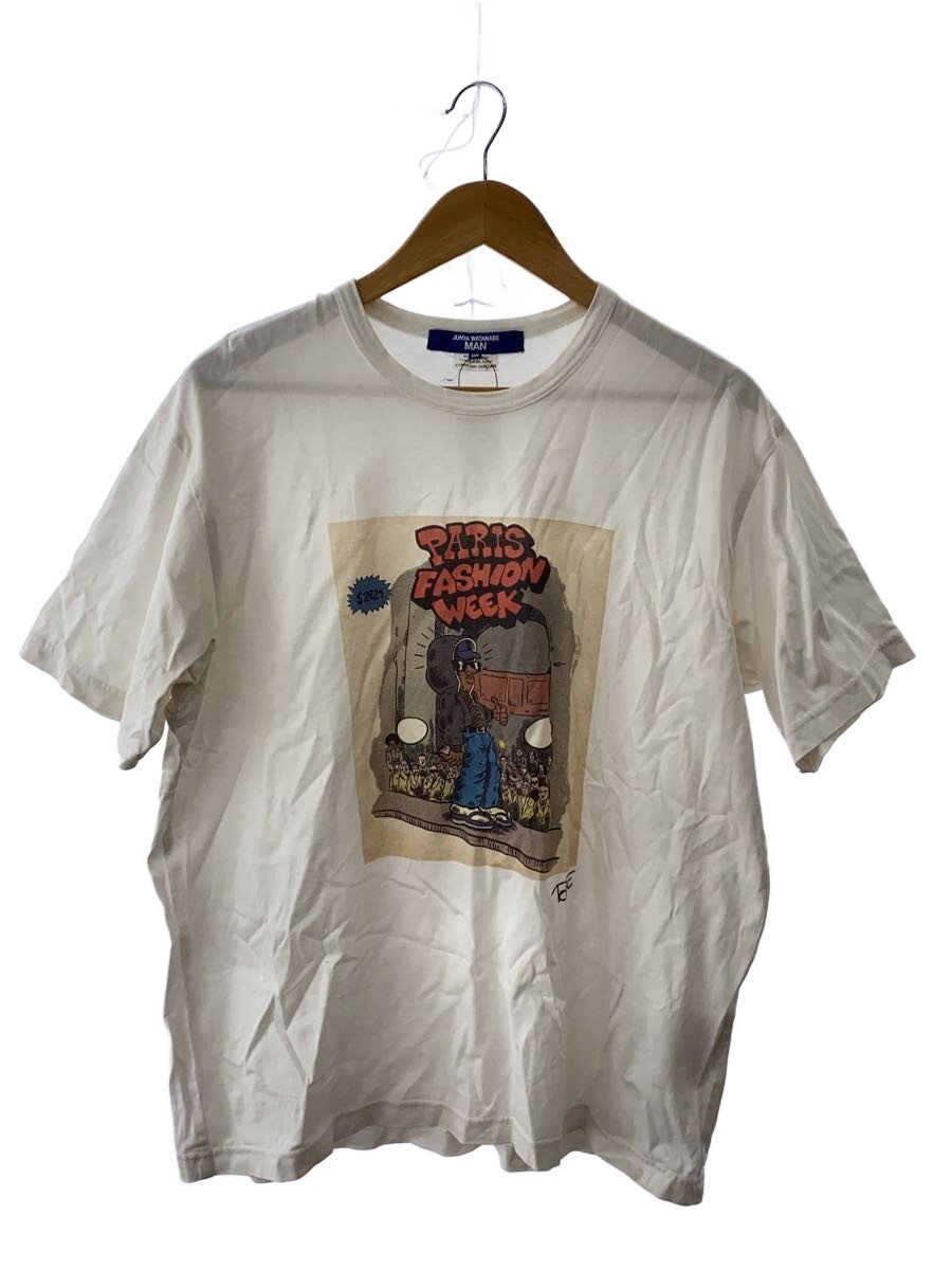 【中古】JUNYA WATANABE COMME des GARCONS MAN◆24SS/PARIS FASHION WEEK/プルオーバー/M/綿織物/WHT/無地/WM-T016【メンズウェア】