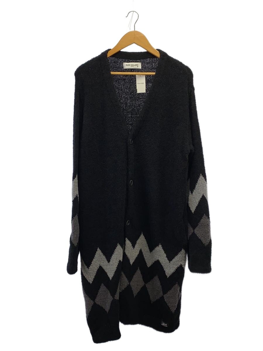 【中古】RUDE GALLERY◆ジレー(朦々たる)/--/羊毛/BLK//【メンズウェア】