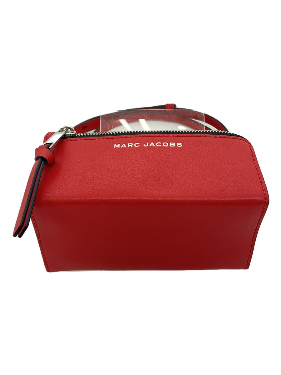 【中古】MARC JACOBS◆ショルダーバッグ/なめし革/RED/ザウェッジクロスボディフォンケース/ミニ御徒面子//【御徒面子】