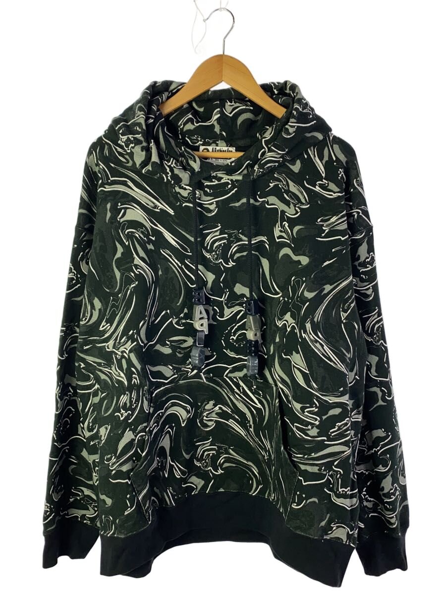 【中古】A BATHING APE◆パーカー/2XL/綿織物/BLK/001PPK801313M【メンズウェア】