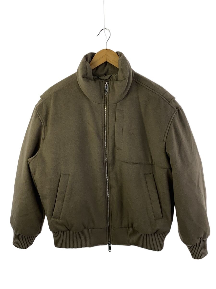 【中古】Calvin Klein Jeans◆プレミアムウールボンバーダウンジャケット//M/ウール/BEG/J326907/? NULL ?【メンズウェア】｜2ｎｄ STREET 店