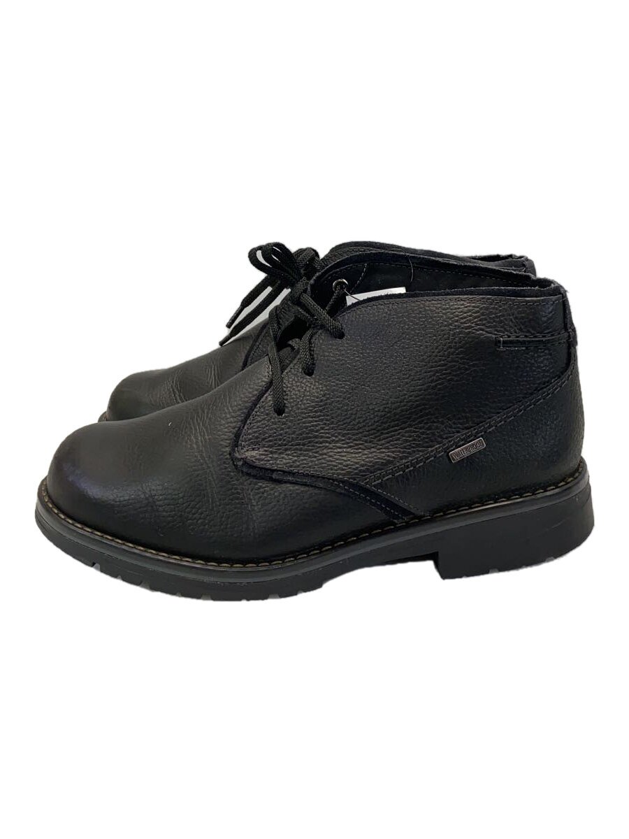 【中古】Clarks◆ブーツ/26糎/BLK/なめし革【シューズ】
