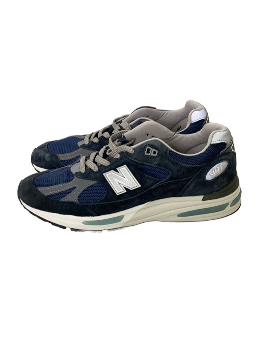 【中古】NEW BALANCE◆U991/米国海軍/US9/NVY【シューズ】