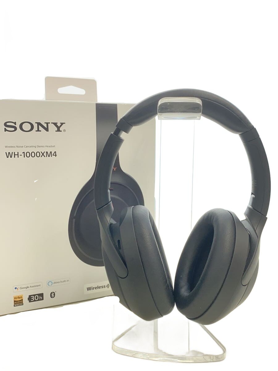 【中古】SONY◆イヤホン・ヘッドホン WH-1000XM4/B[ブラック]【家電・ビジュアル・オーディオ】