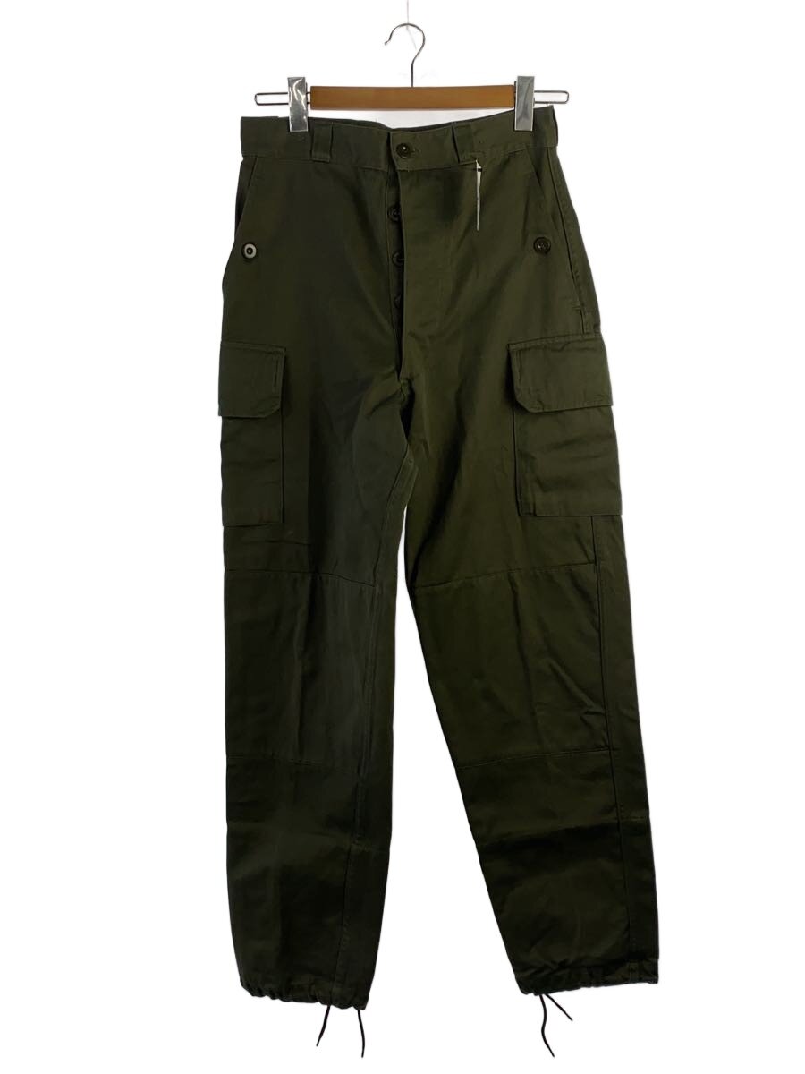 【中古】FRENCH MILITARY◆フランス共和国軍/60s/1968/M-64活動の領域ズボン下/カーゴパンツ/76M/綿織物/KHK//【メンズウェア】