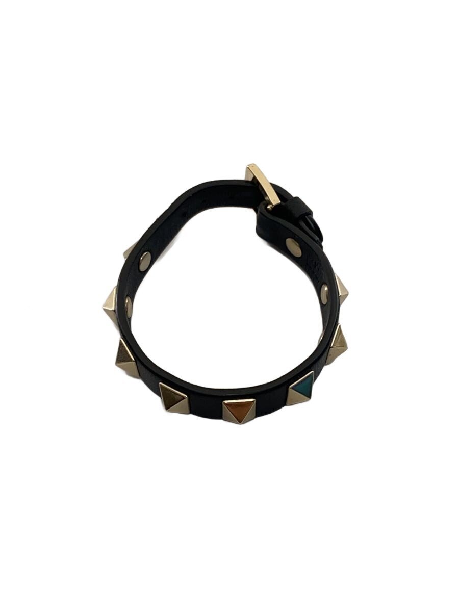 【中古】VALENTINO◆腕輪/--/BLK/メンズ【服飾雑貨他】