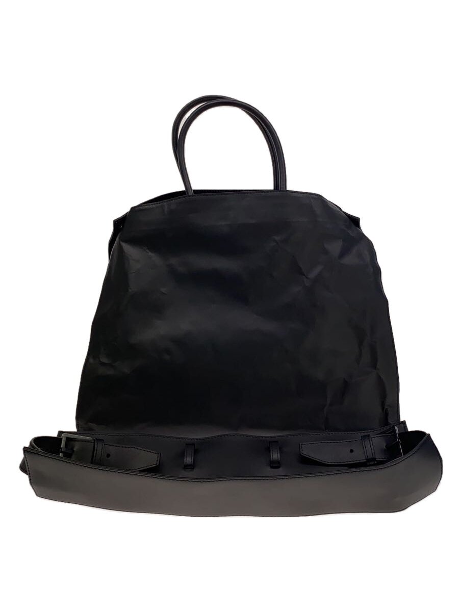 【中古】DUREN/トートバッグ/クリンクルレザー/BLK/DUR-MA018/STANZA/日本製【御徒面子】