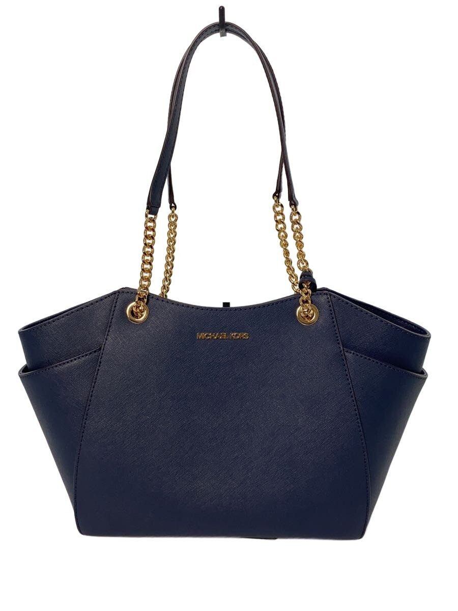 【中古】MICHAEL KORS◆ハンドバック/PVC/NVY/無地/35T5GTVT3L【御徒面子】