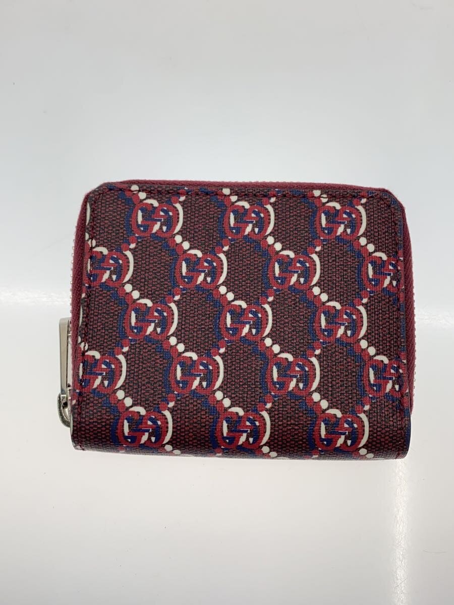 【中古】GUCCI◆札入れ/なめし革/BRD/総柄/レディース/302024【服飾雑貨他】