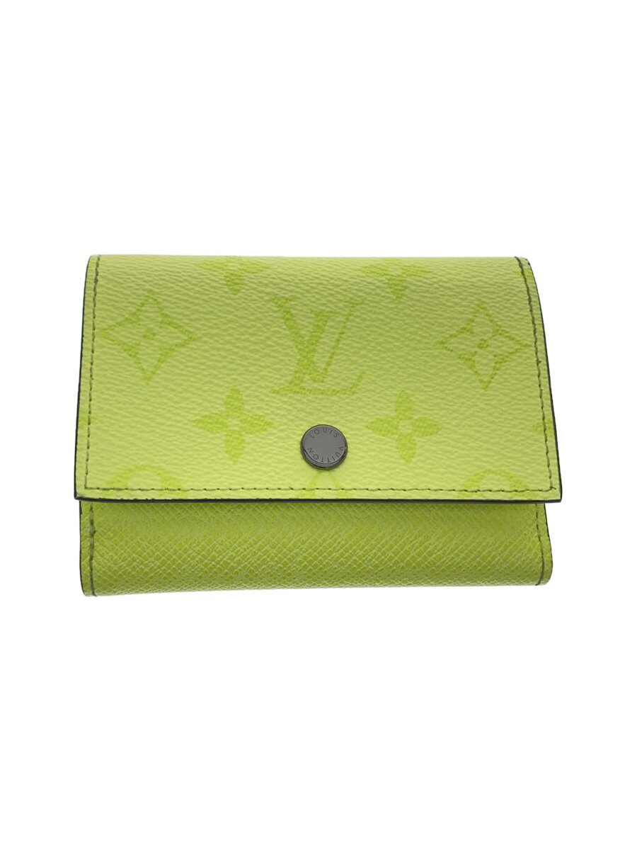 【中古】LOUIS VUITTON◆25SS/日本限定/ヴィクターウォレットタイガラマ/レザー/YLW/メンズ/M14129【服飾雑貨他】