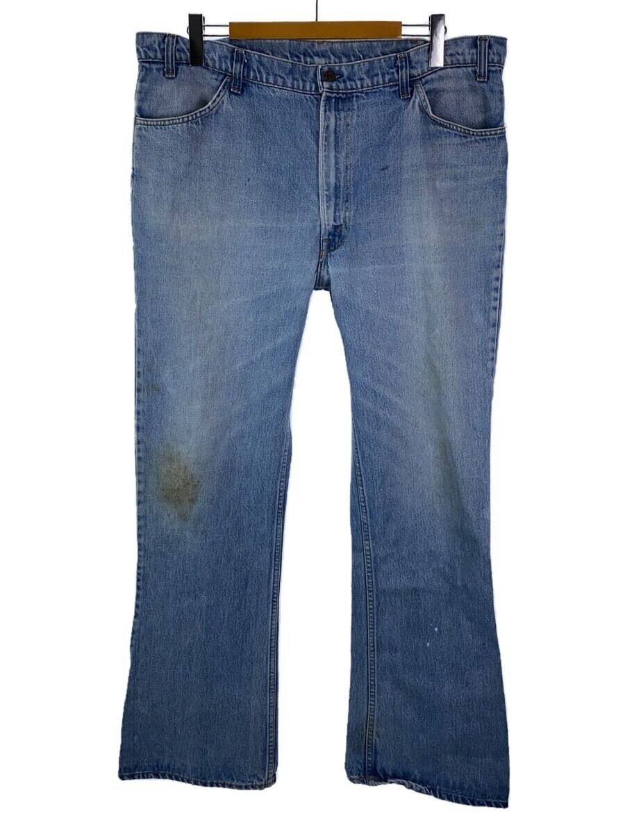 【中古】Levi’s◆Levi’s リーヴァイズジーンズ/80s/ブーツカットパンツ/--/綿織物/BLU/無地/646/USA製【メンズウェア】