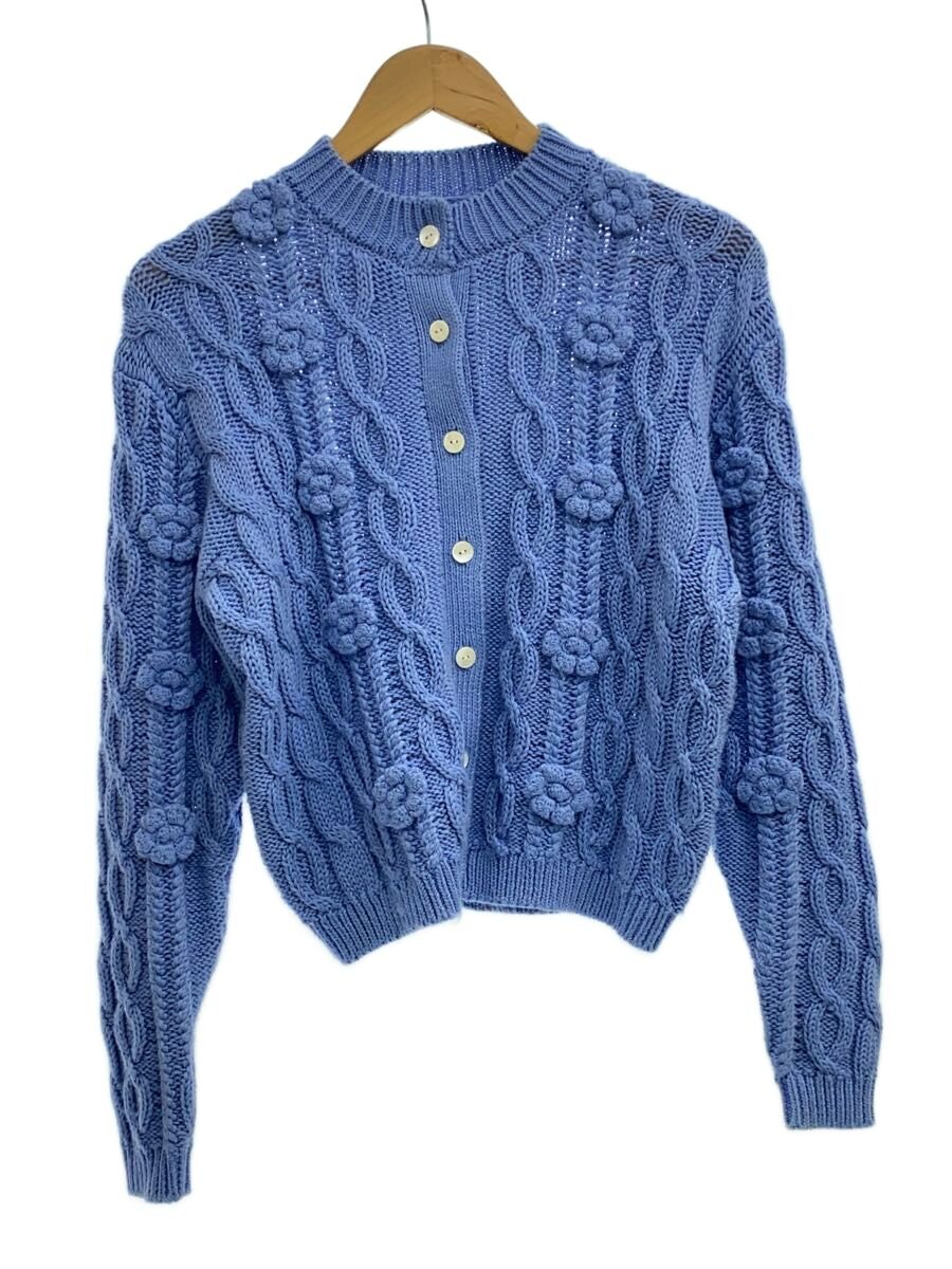 【中古】SHRIMPS◆ウールブレンド/カーディガン(薄手)/S/ウール/BLU【レディースウェア】｜2ｎｄ STREET 店