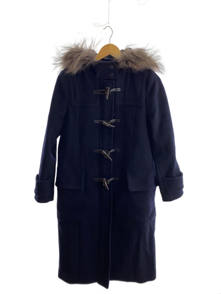 【中古】Diagram GRACE CONTINENTAL◆ダッフルコート/36/羊毛/NVY/カシミール混【レディース御召しもの】