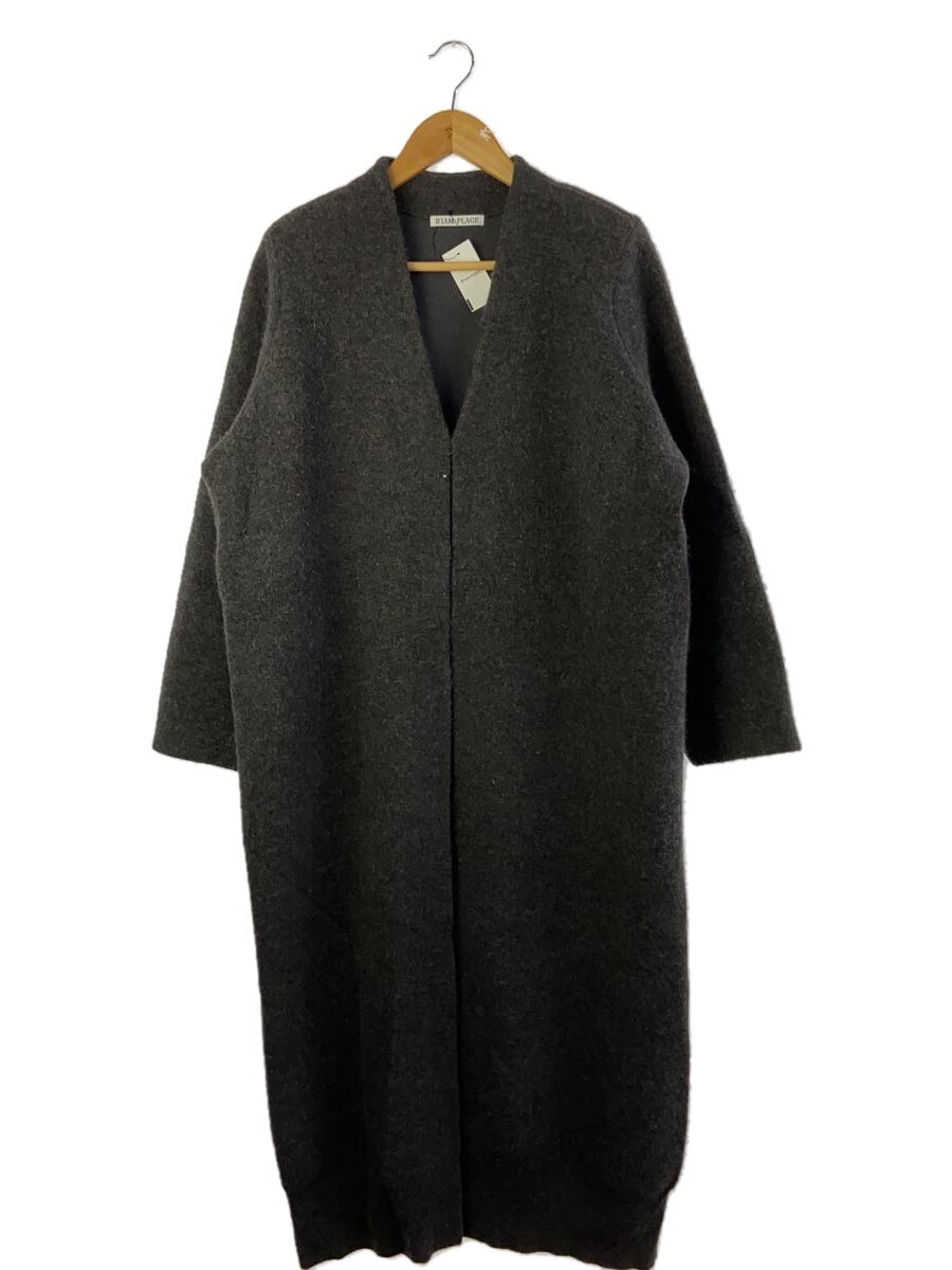 【中古】R&rsquo;IAM-PLAGE◆24AW/MIXニットコート/38/ナイロン/グレー/24-020-922-6130-4-0//【レディースウェア】｜2ｎｄ STREET 店