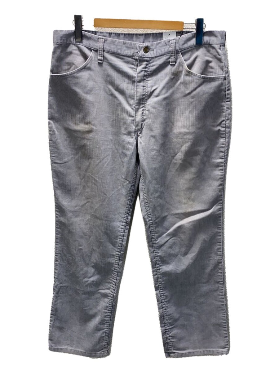 【中古】RUSTLER◆80s/TALONZIP/USA製/下つ方/38/コール天/GRY/8EKV470C【メンズウェア】