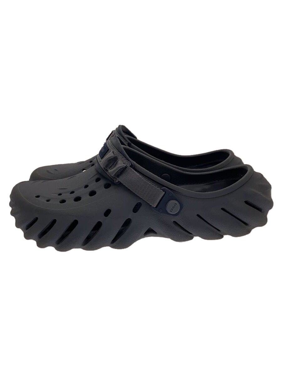【中古】crocs◆サンダル/US10/NVY/クロックス【シューズ】