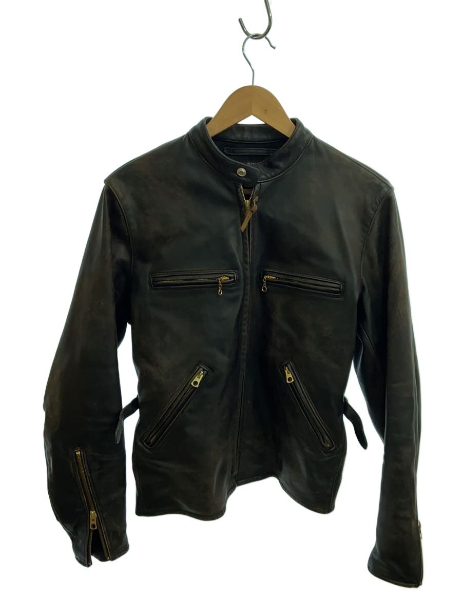 【中古】RRL◆ホースハイドレザージャケット/S/なめし革/BLK/782658747001【メンズウェア】