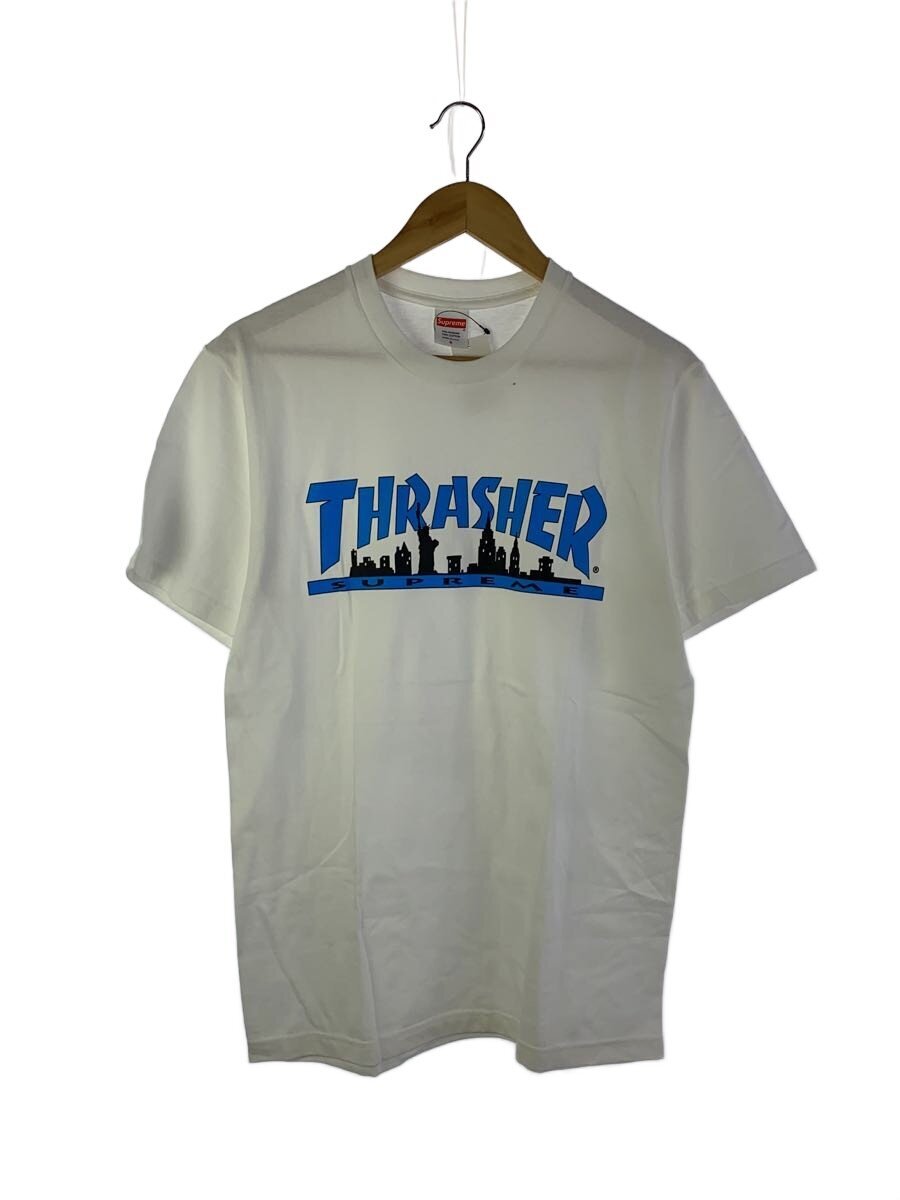 【中古】Supreme◆プルオーバー/S/綿織物/WHT【メンズウェア】