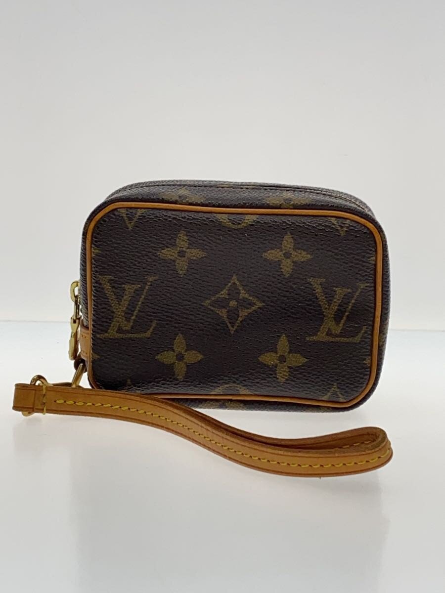 【中古】LOUIS VUITTON◆トゥルース・ワピティ_モノグラム・帆布_BRW/M58030/PVC/BRW【御徒面子】