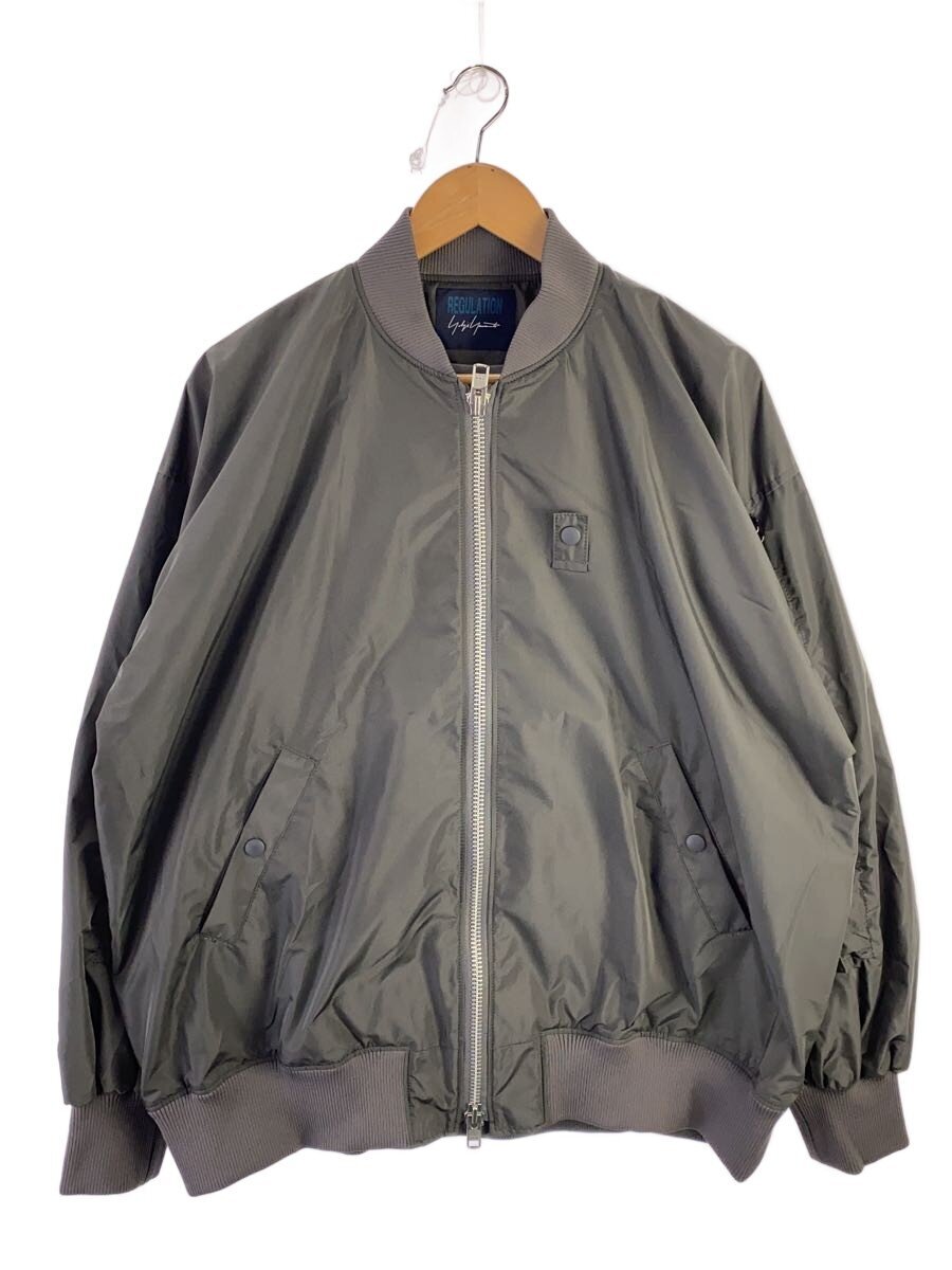 【中古】YOHJI YAMAMOTO◆PE TWILL R-BELTED JKT/ジャケット/2/ポリエステル/GRY/FT-J54-600【メンズウェア】｜2ｎｄ STREET 店