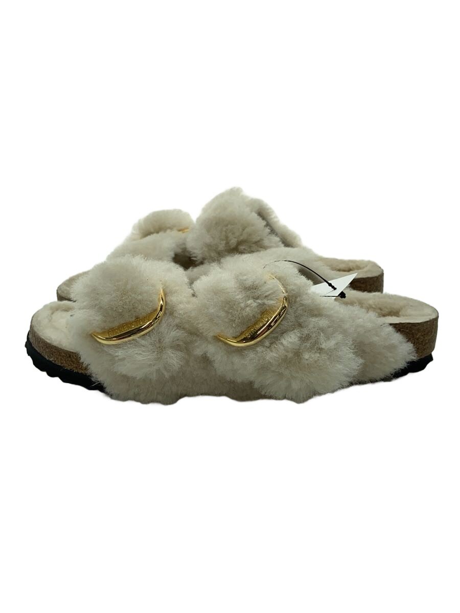 【中古】BIRKENSTOCK◆サンダル/24糎/CRM/ARIZONA BIG BUCKLE【シューズ】