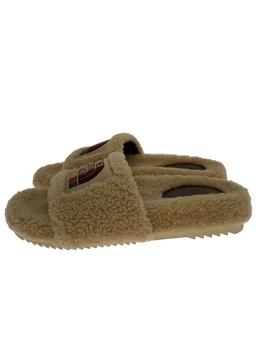 【中古】GUCCI◆サンダル/36/CML/679948/シアリングスライドサンダル/駱駝/箱有【シューズ】