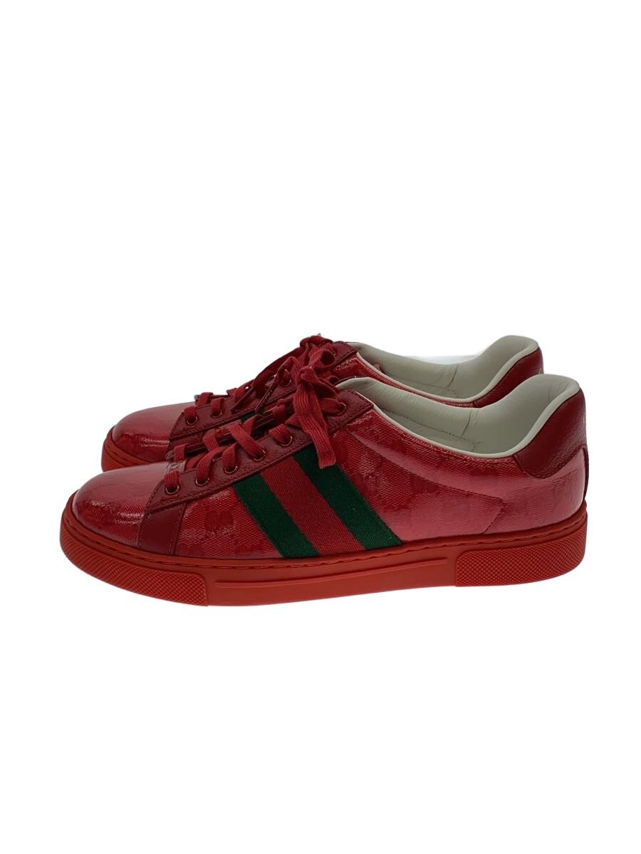 【中古】GUCCI◆ローカットスニーカー/US7.5/RED/760775//【シューズ】｜2ｎｄ STREET 店