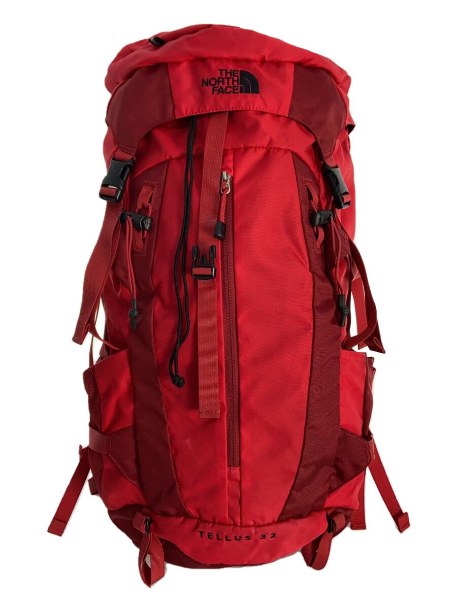 【中古】THE NORTH FACE◆背嚢/ナイロン/RED/NM61308/TELLUS32【御徒面子】