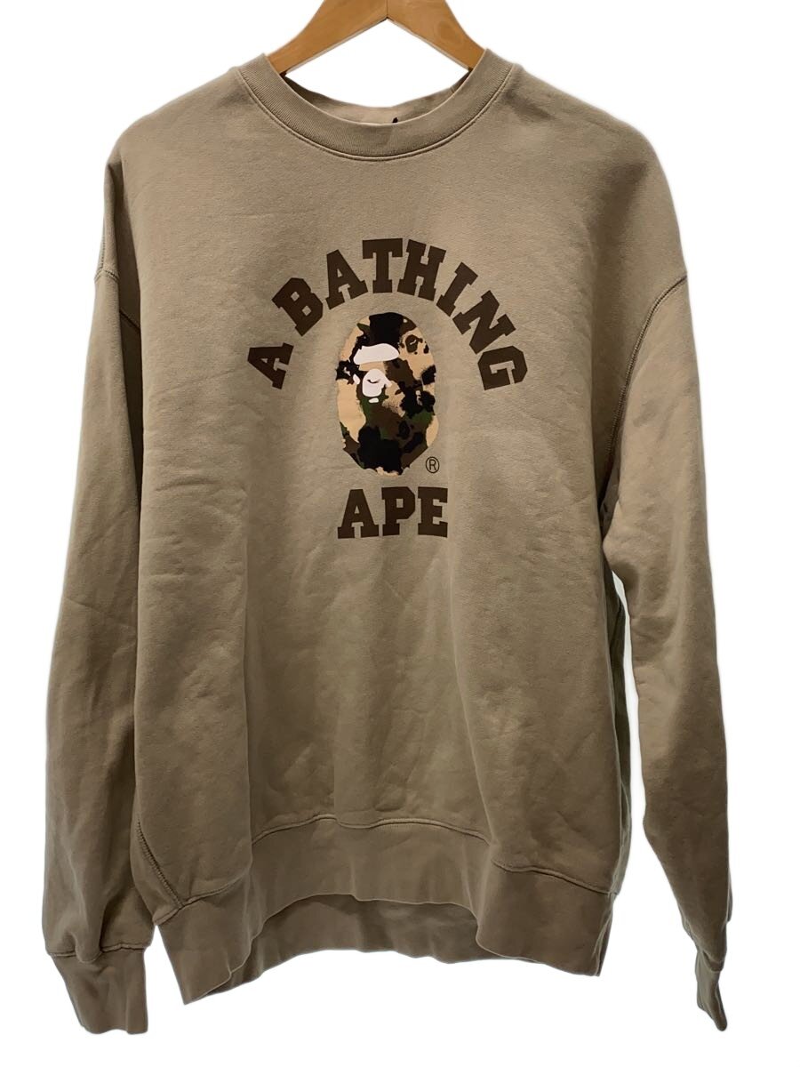 【中古】A BATHING APE◆スウェット/L/コットン/KHK/001SWL301311M【メンズウェア】｜2ｎｄ STREET 店