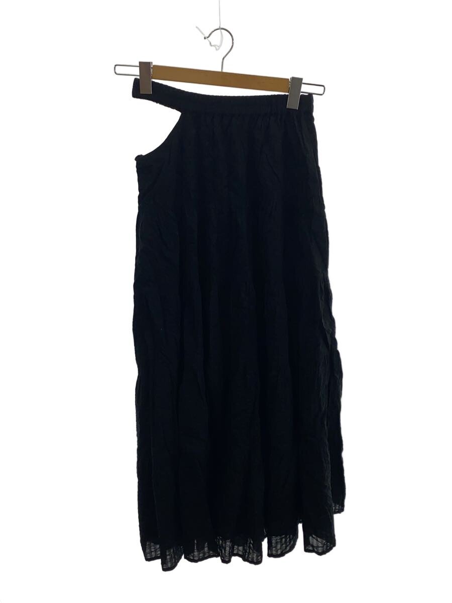 【中古】ROSARYMOON◆ロングスコート/--/綿織物/黒いこと/24RS-1528【レディース御召しもの】