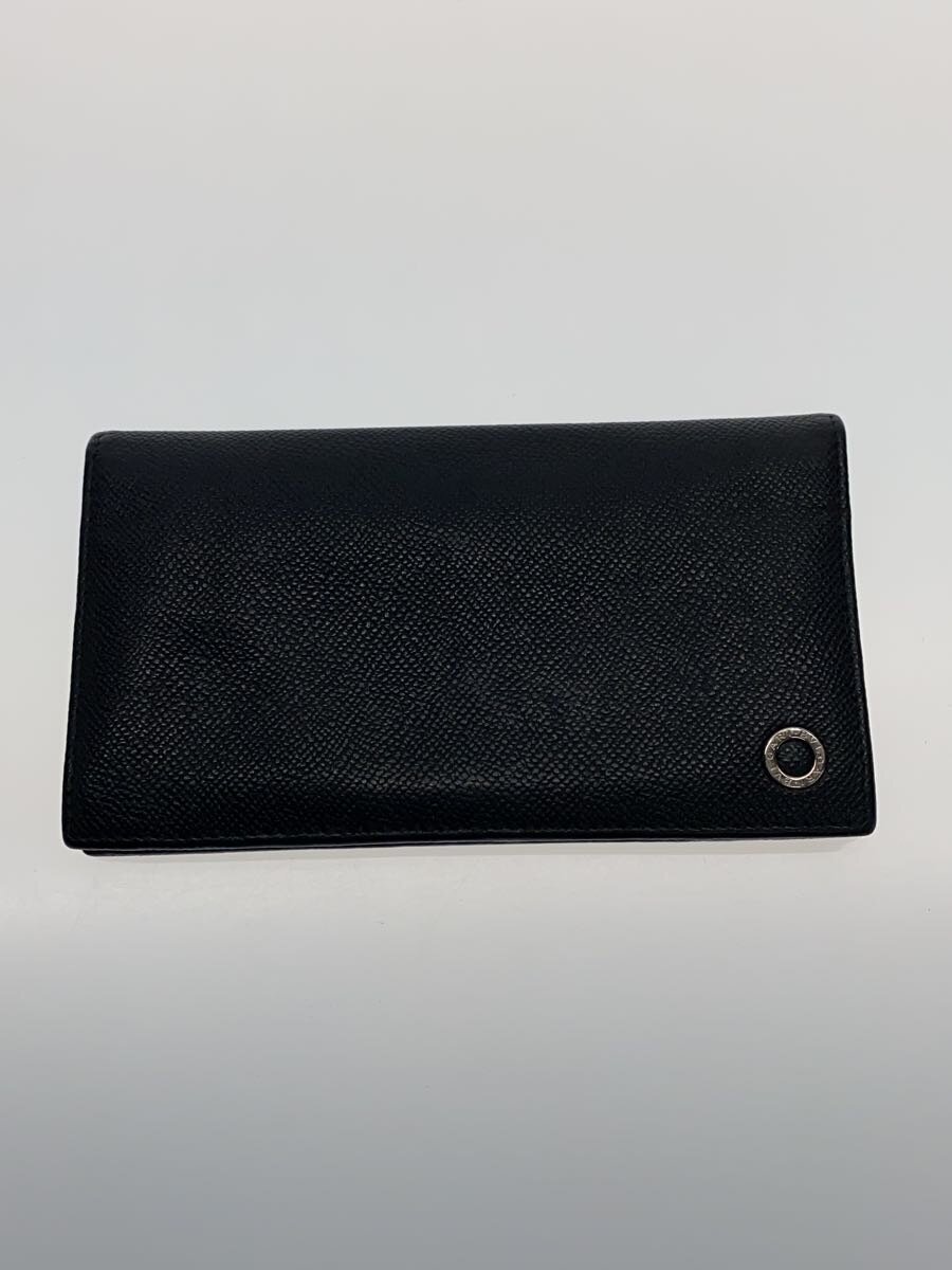 【中古】BVLGARI◆長紙入れ/--/BLK/メンズ【服飾雑貨他】