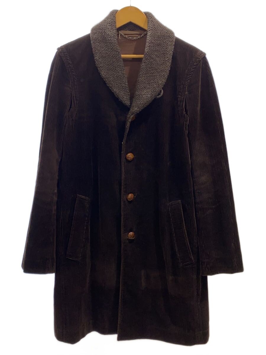 【中古】NUMBER (N)INE◆宮下期/ジョージ期/厚地の外套/2/コール天/BRW【メンズウェア】