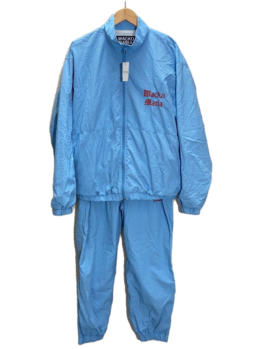【中古】WACKO MARIA◆セットアップ/S/ナイロン/BLU/【メンズウェア】