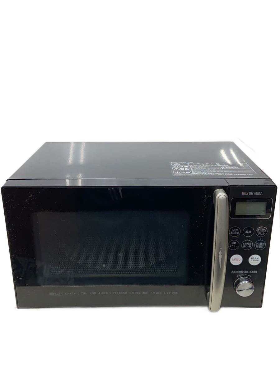 【中古】IRIS OHYAMA◆オーブンレンジ MO-T1501-B [ブラック]【家電・ビジュアル・オーディオ】
