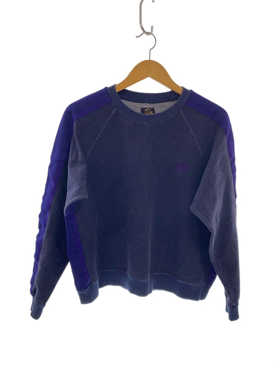 【中古】Needles◆Track Crew Neck Shirt/流汗/S/綿織物/NVY/KP402【メンズウェア】