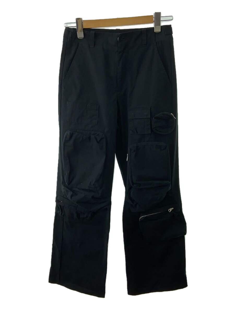 【中古】MM6◆24SS/カーゴパンツ/下つ方/38/綿織物/BLK/S52KA0504 M35148【レディース御召しもの】