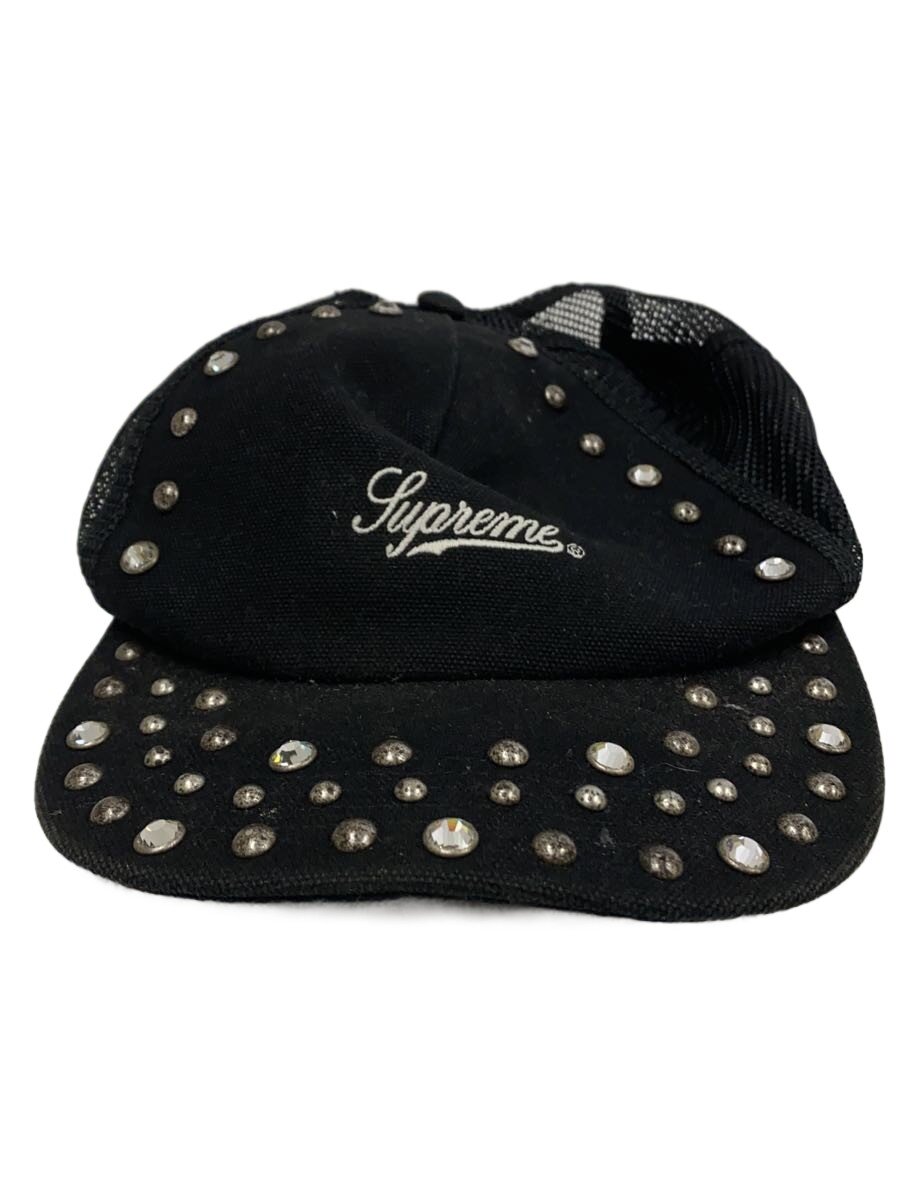 【中古】Supreme◆×B.B. Simon/24AW/メッシュ旗がしら/FREE/ポリエステル/BLK/メンズ【服飾雑貨他】